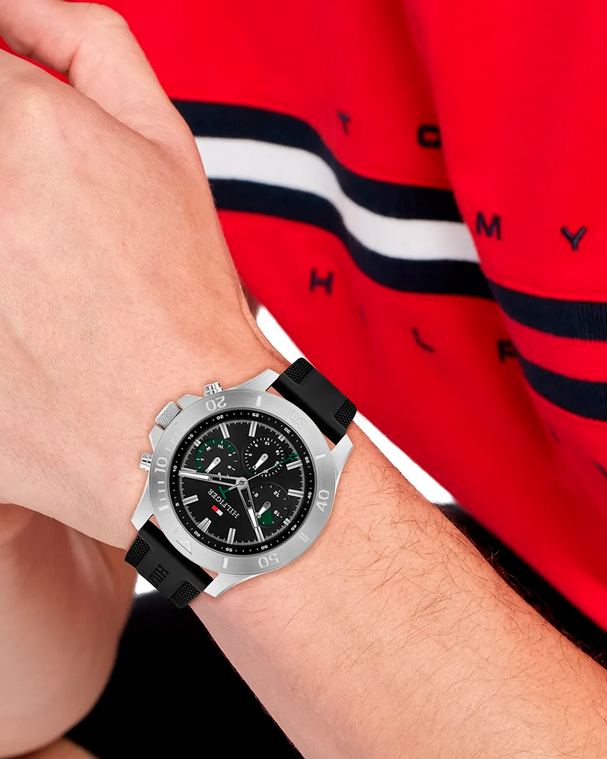 Tommy Hilfiger Bryan 1792111 silicone strap detail