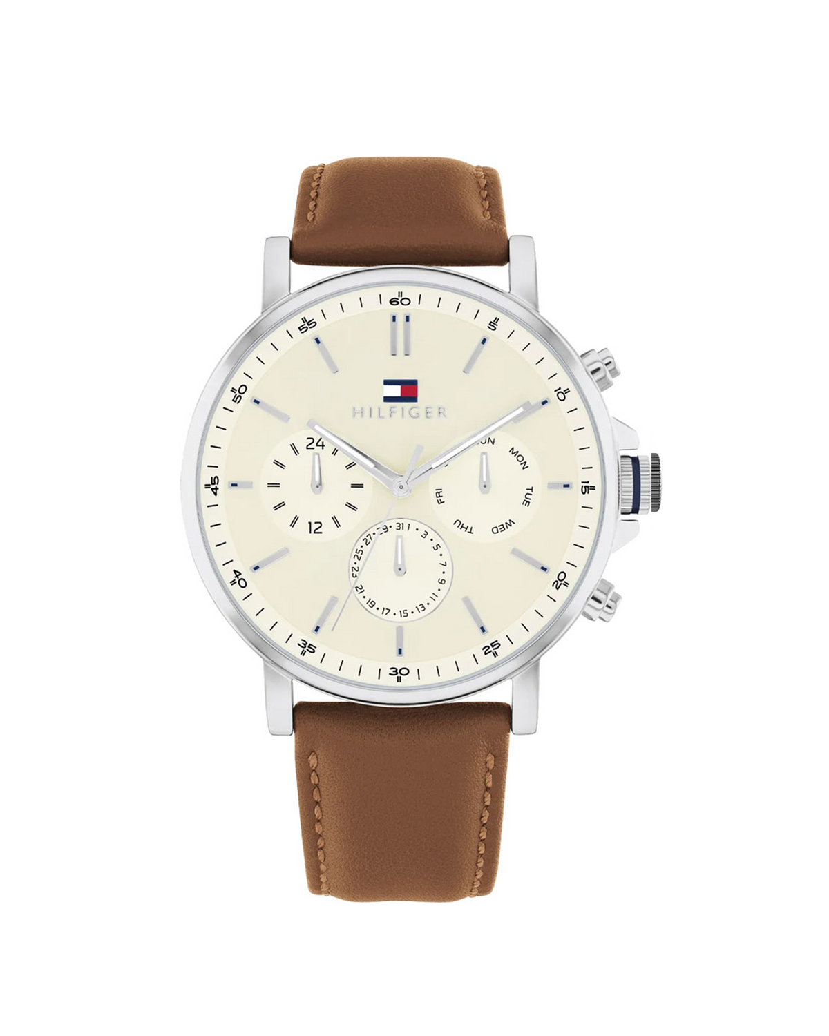 Tommy Hilfiger Tyson 1792143 brown leather chronograph watch