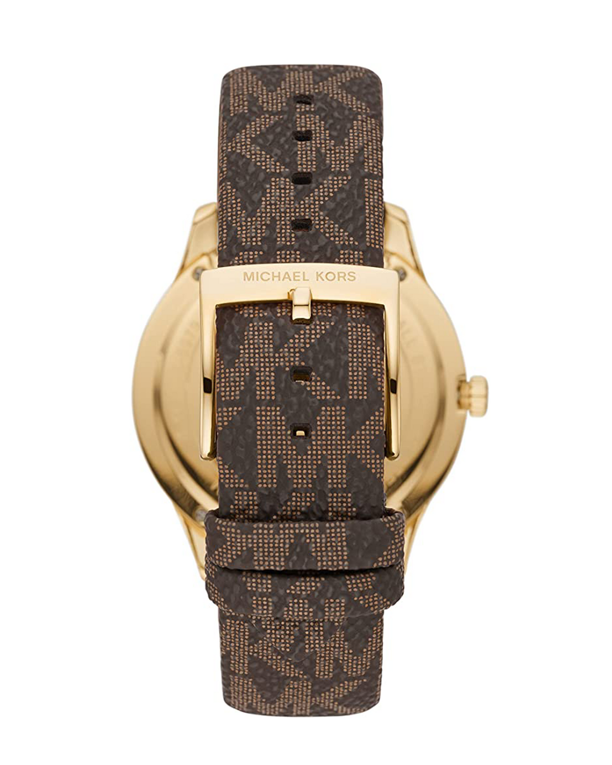 Michael Kors MK6979 Runway watch black pave dial close-up