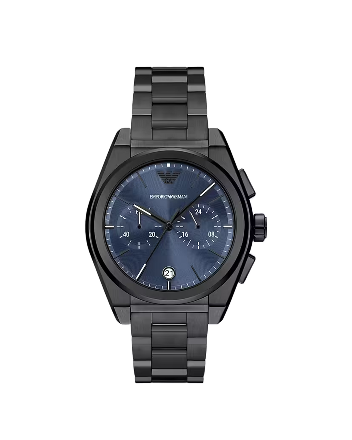 Emporio Armani Federico AR11561 chronograph watch with black stainless steel bracelet