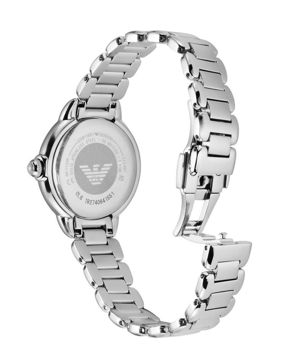 Emporio Armani Mia AR11596 watch, side profile view