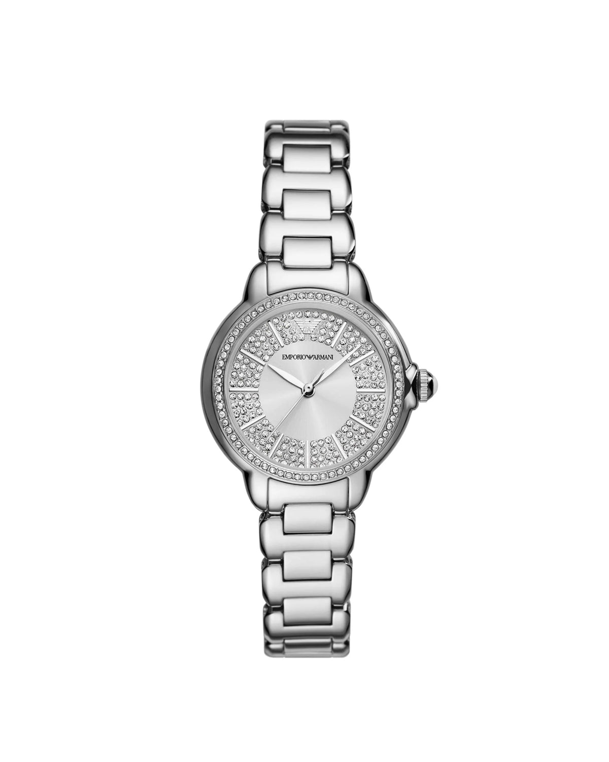 Emporio Armani Mia AR11632 silver watch, front view