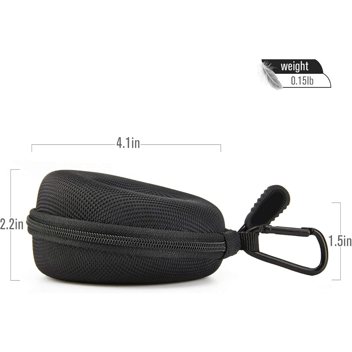 Noel Single Watch Case in Black