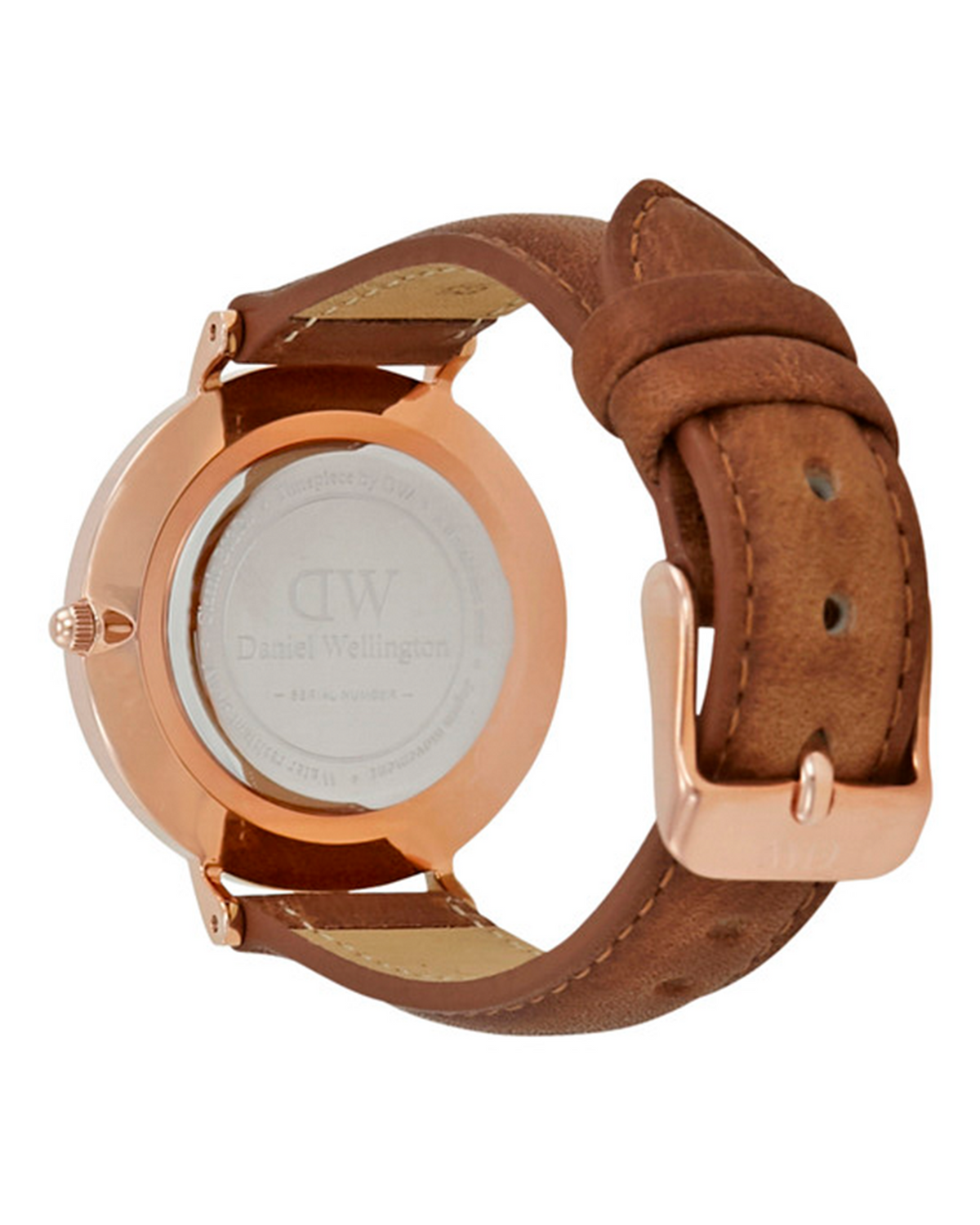 Daniel Wellington Classic Petite Durham DW00100172 watch, side profile showing case