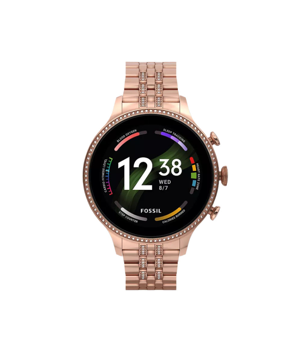 Fossil Gen 6 Smart Watch FTW6077V (42mm, Rose Gold-Tone)