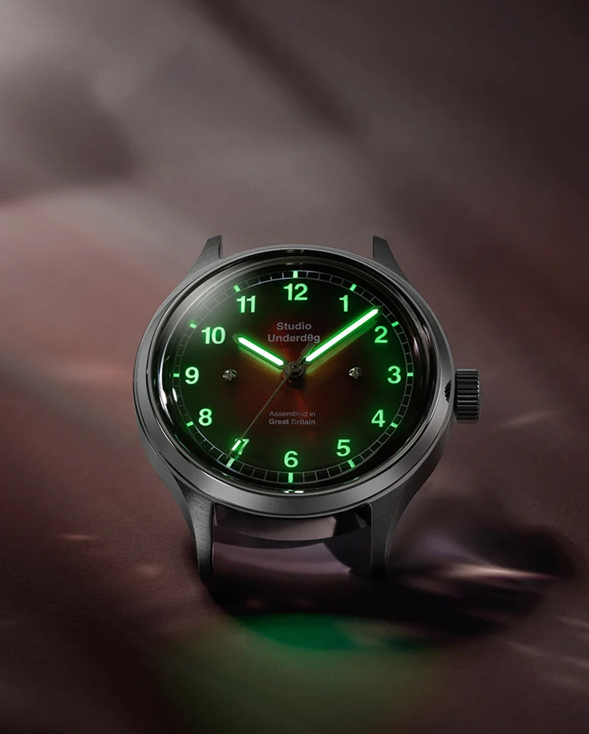 Studio Underd0g 02SERIES Red L0lly Gen2 watch - caseback view