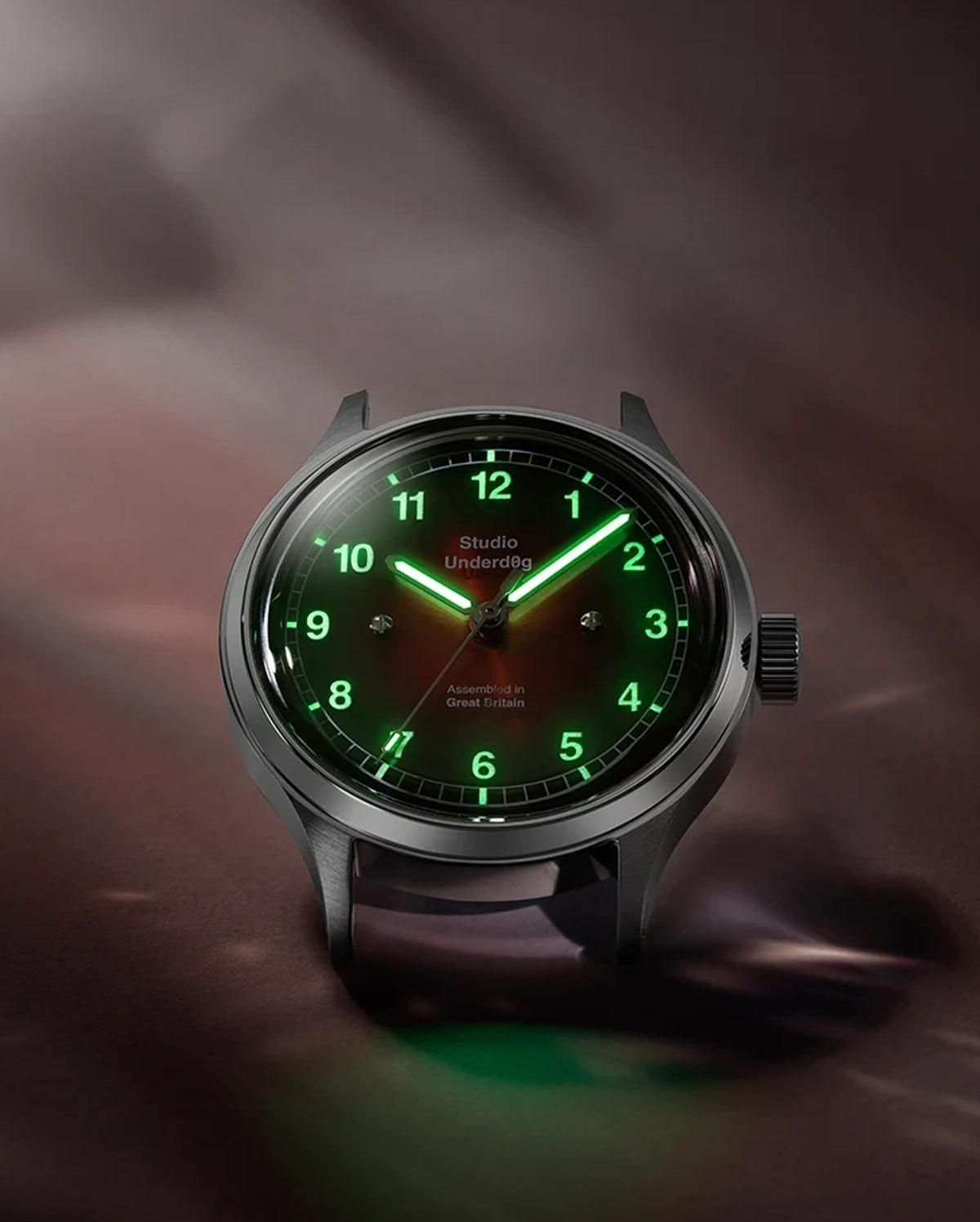 Studio Underd0g 02SERIES Red L0lly Gen2 watch - lifestyle shot