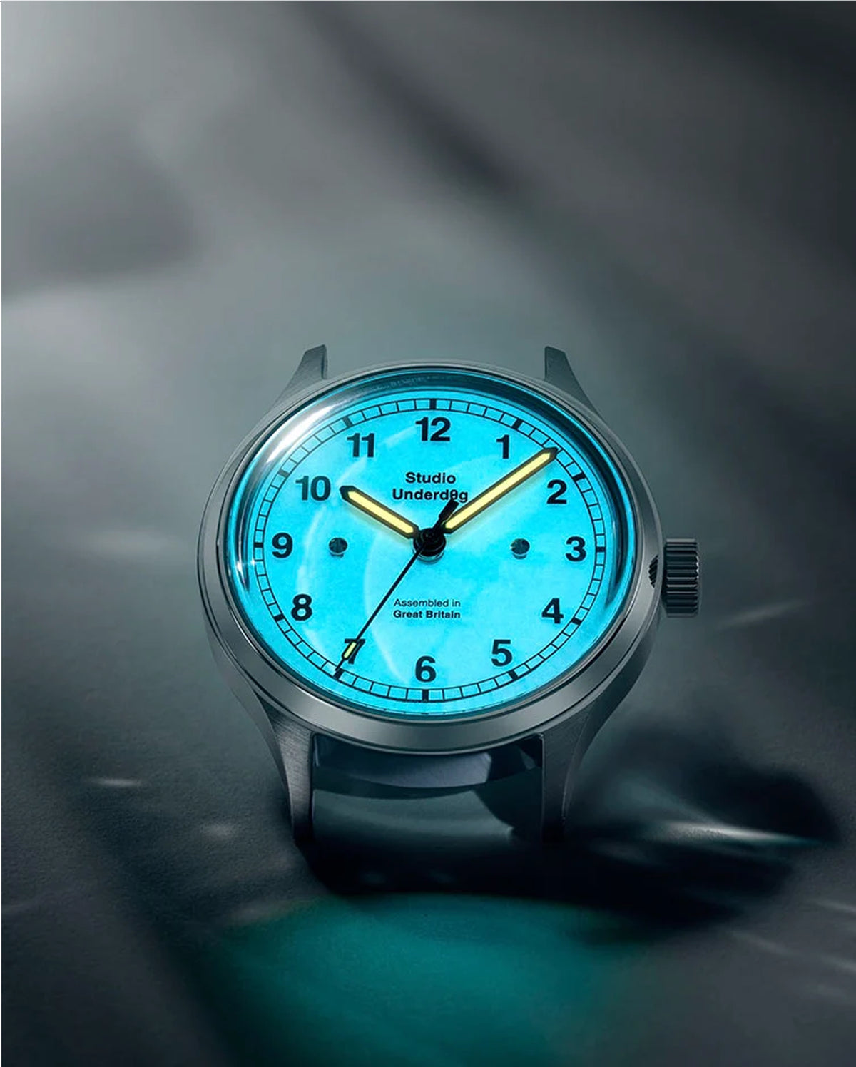 Studio Underd0g 02SERIES Steffany Blue Gen2 watch - caseback view