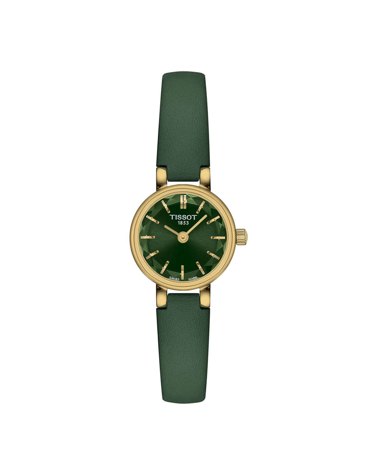 Tissot Lovely Round T140.009.36.091.00 (19.5mm, Gold-Tone, Leather)