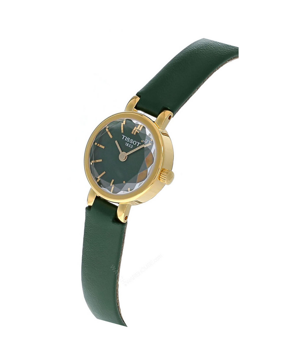 Tissot Lovely Round T140.009.36.091.00 (19.5mm, Gold-Tone, Leather)
