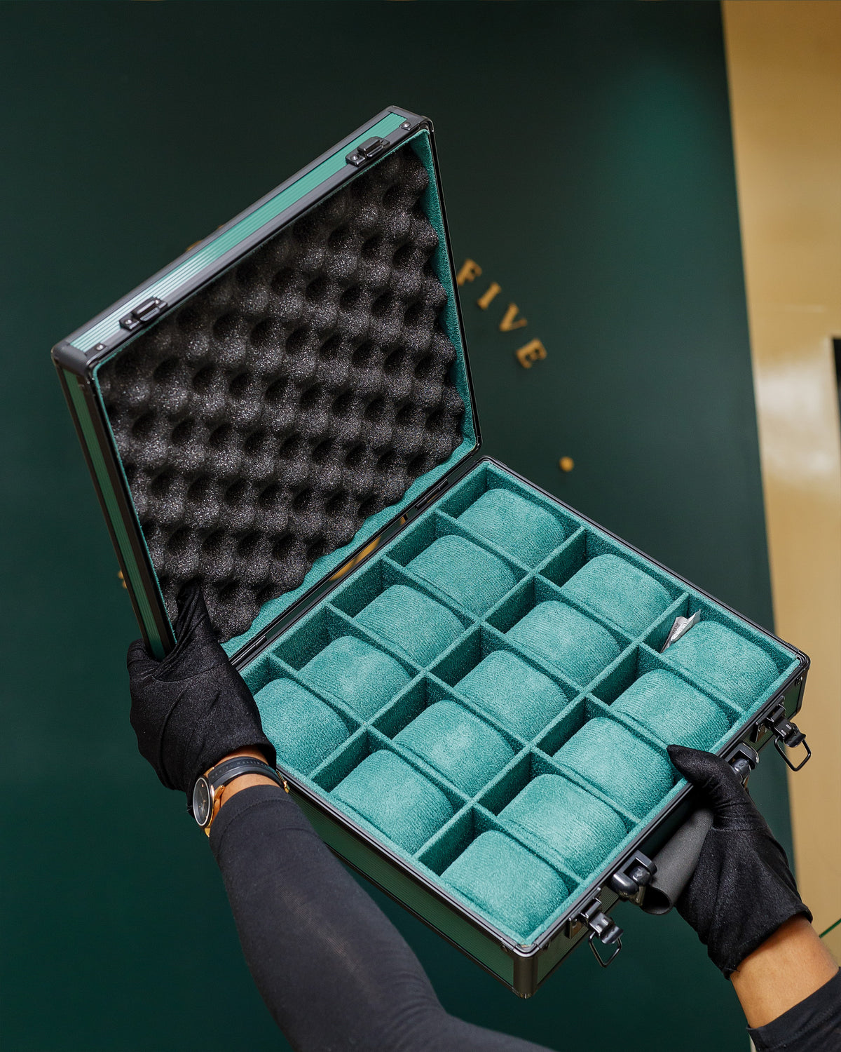 Tanti 15 Watch Case in Green