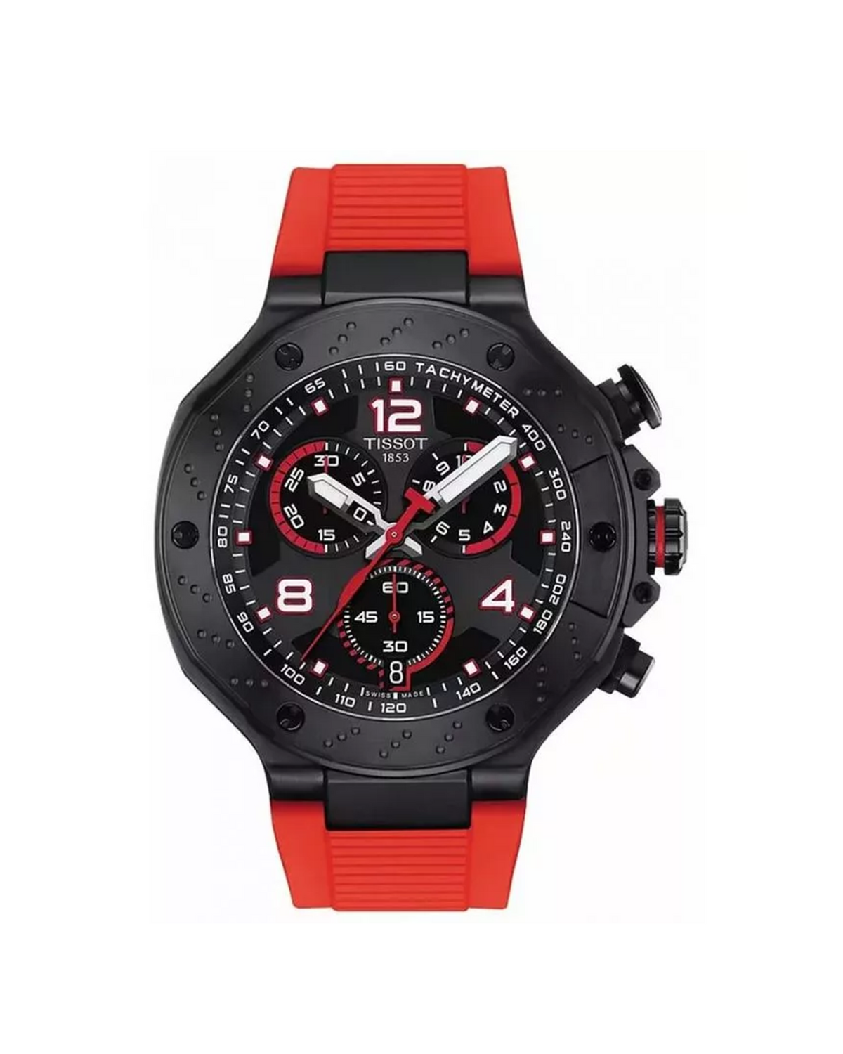 Tissot T-Race MotoGP Chronograph T141.417.37.057.01 (45mm, Black, Silicone)