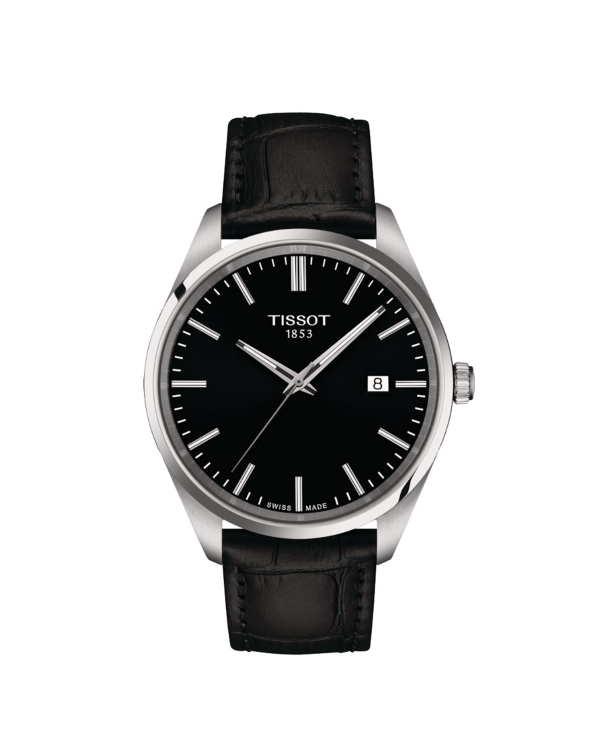 Tissot PR 100 T150.410.16.051.00 (40mm, Silver-Tone, Leather)