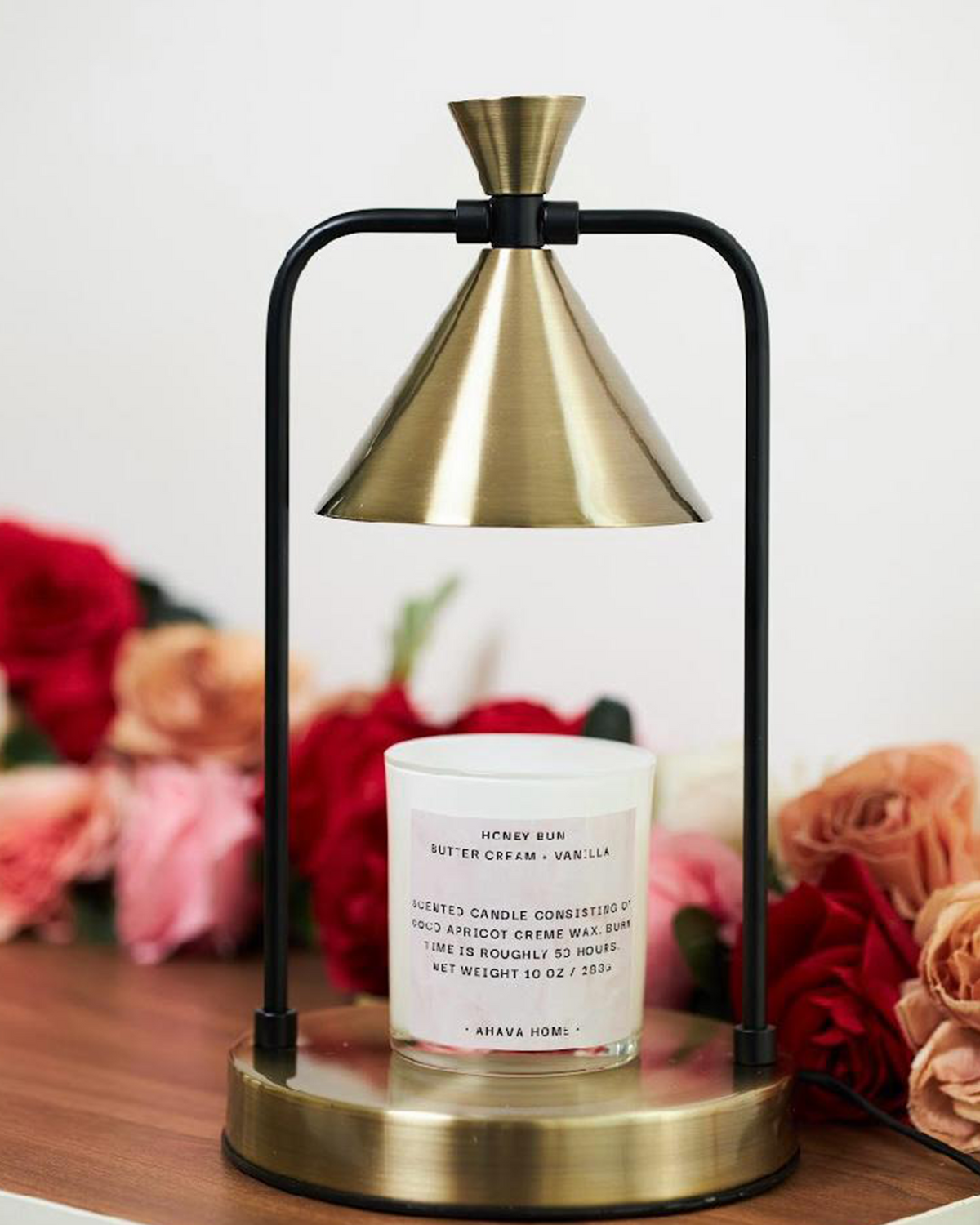 Ahava Home Liah Candle Melter in Bronze, detail view