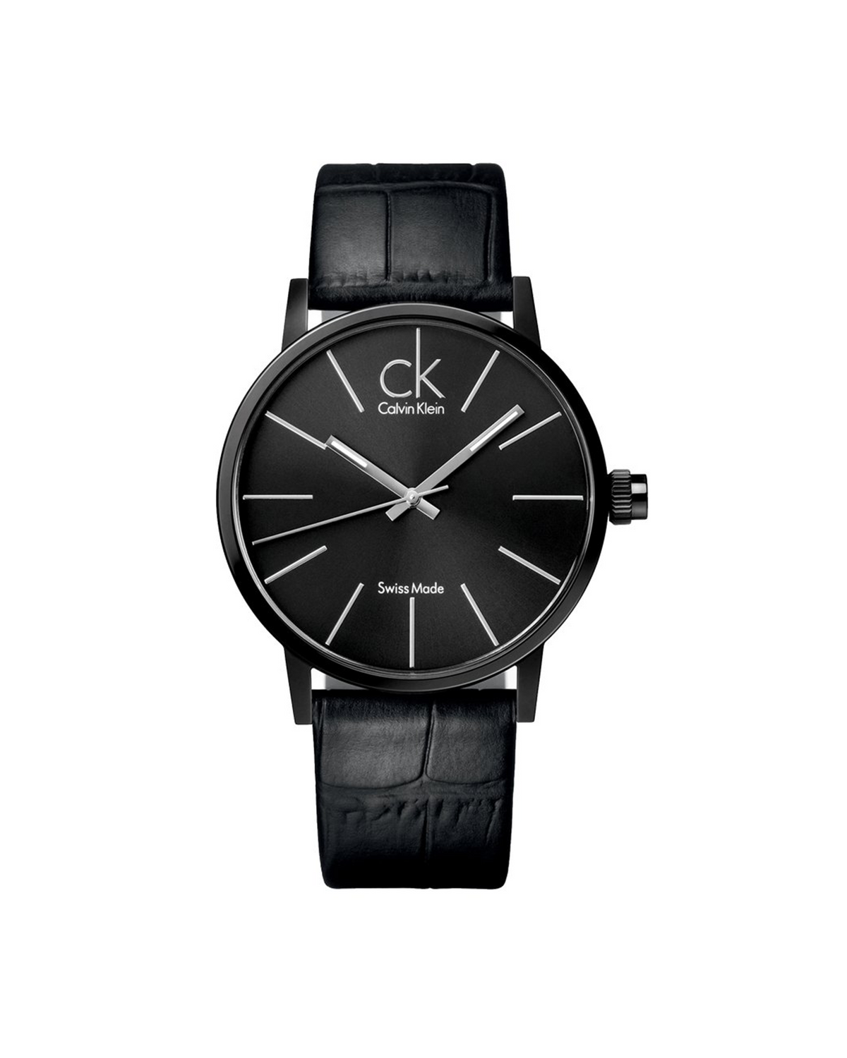 Calvin Klein Post Minimal K7621401 (42mm, Black)