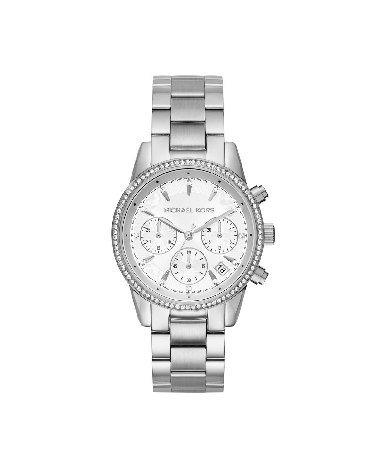 Michael Kors Ritz MK6428 (39mm, Silver-Tone)