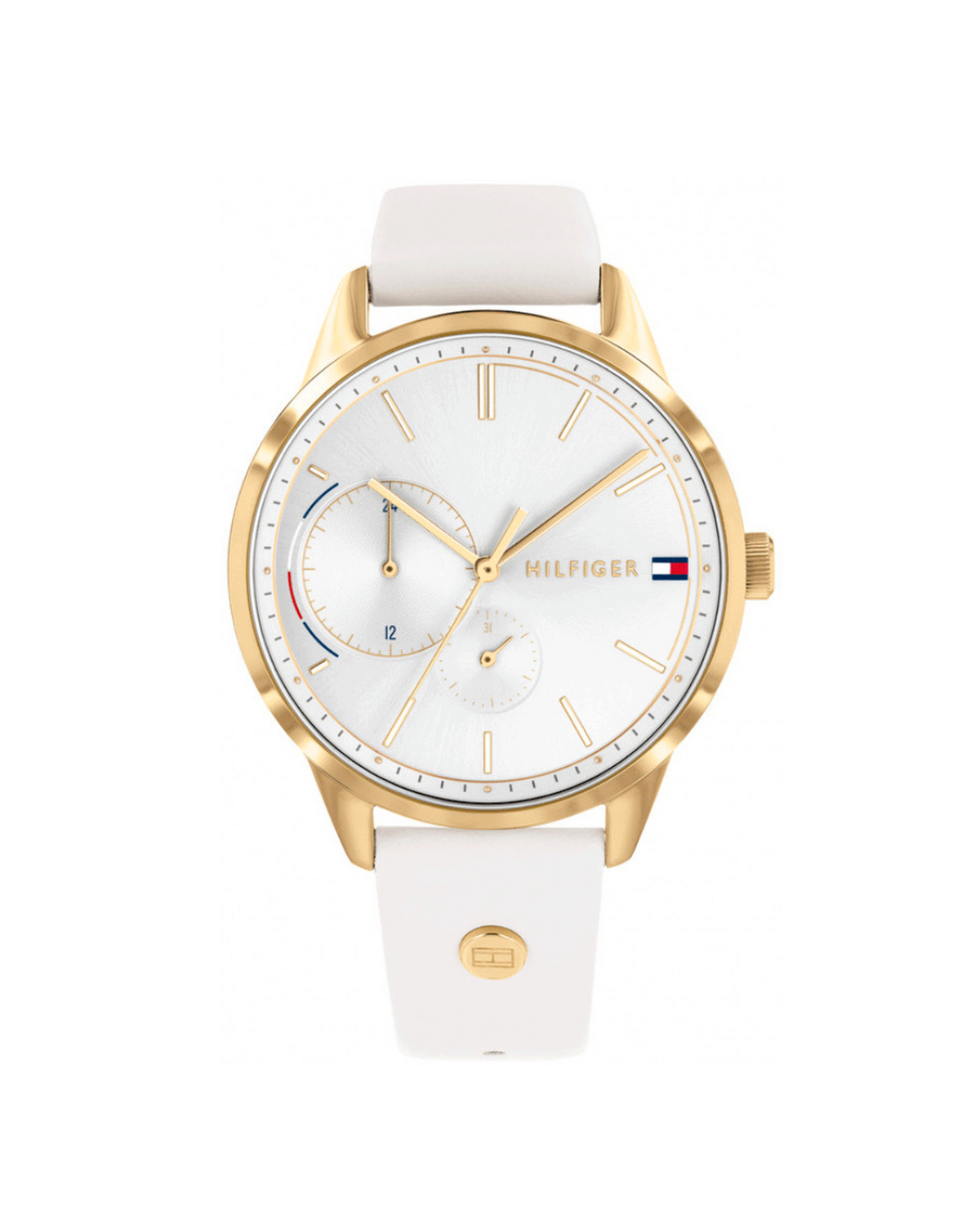 Tommy Hilfiger Brooke — 1782018 (Silver Dial, Calfskin Strap)