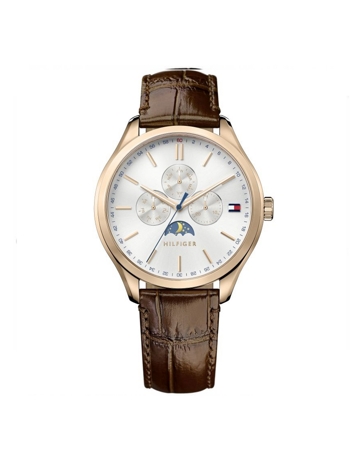Tommy Hilfiger Oliver 1791306 Rose Gold-Tone Off-White Dial watch - photo 1