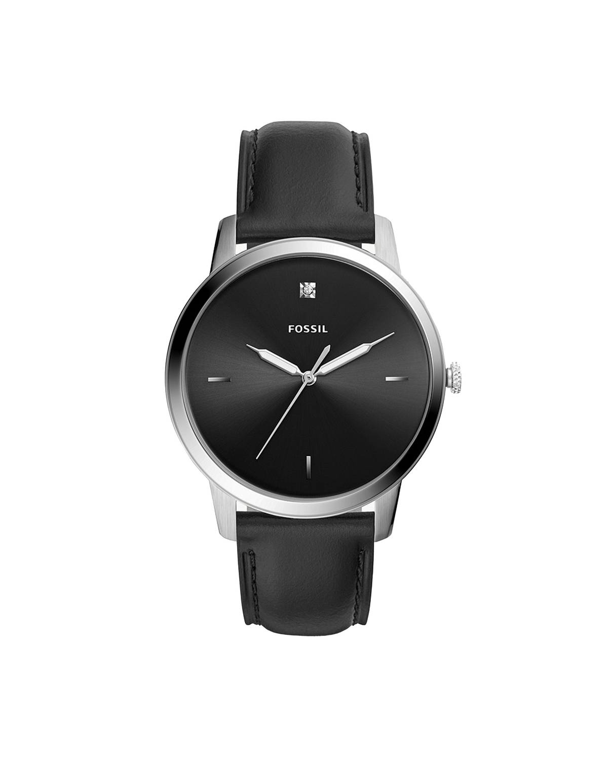 Fossil Minimalist Carbon FS5497 (44mm, Silver-Tone)