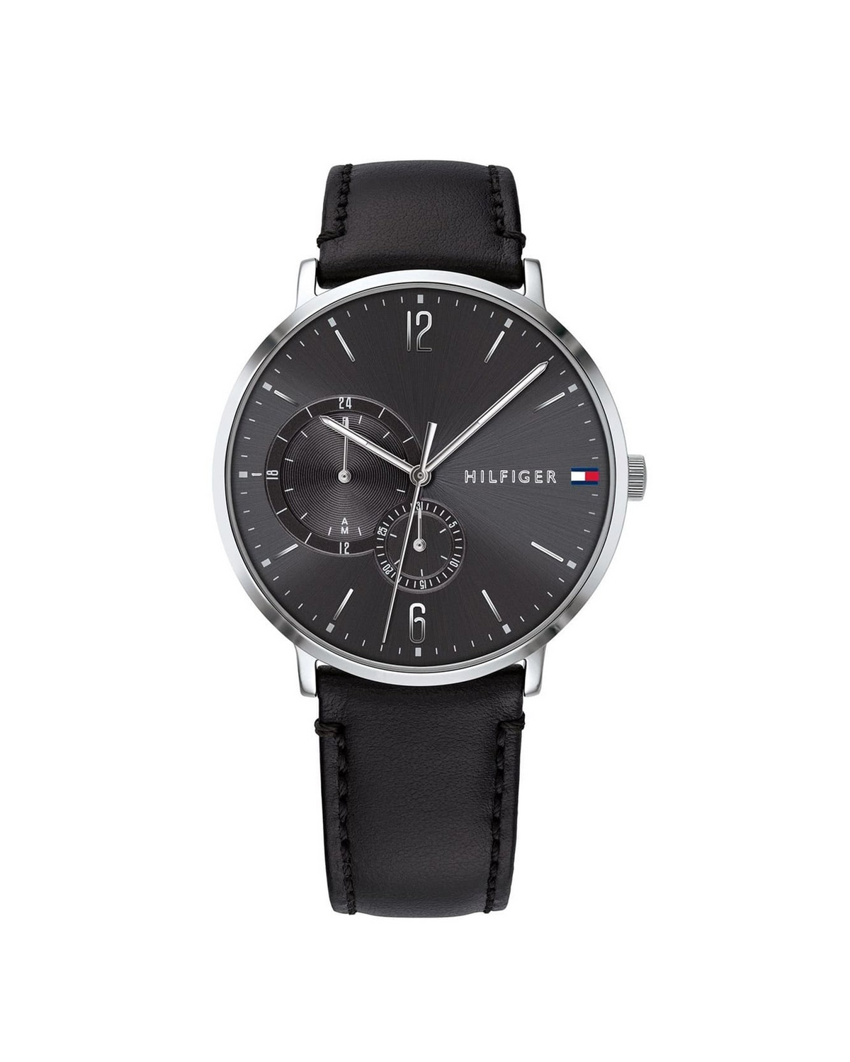 Tommy Hilfiger Brooklyn 1791509 40mm Black Dial Calfskin Leather watch - photo 1