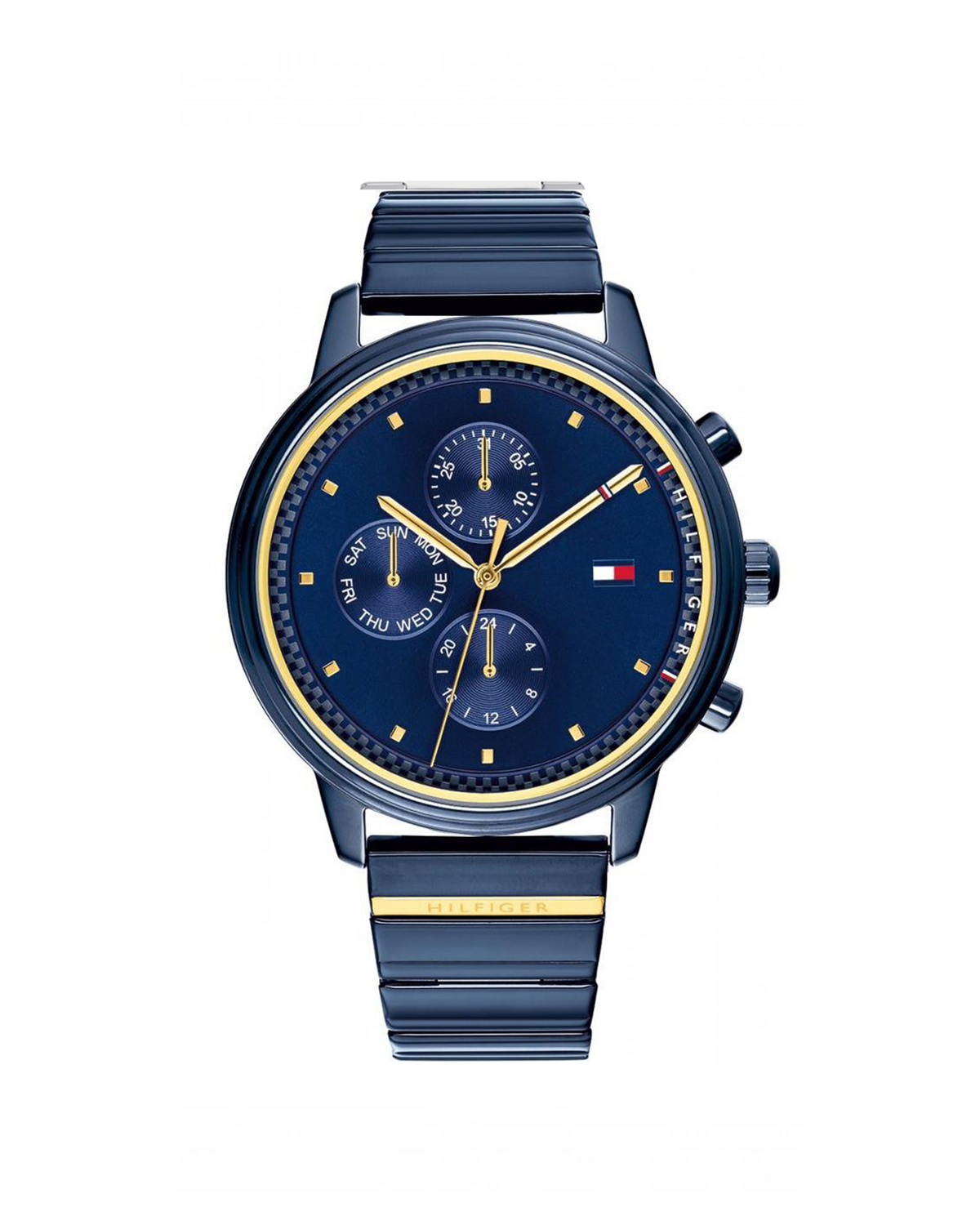 Tommy Hilfiger Blake 1781893 women's watch, blue dial, stainless steel bracelet - front view