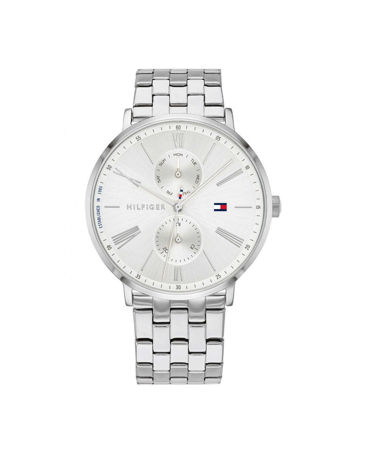 Tommy Hilfiger Jenna 1782068 silver dial stainless steel watch