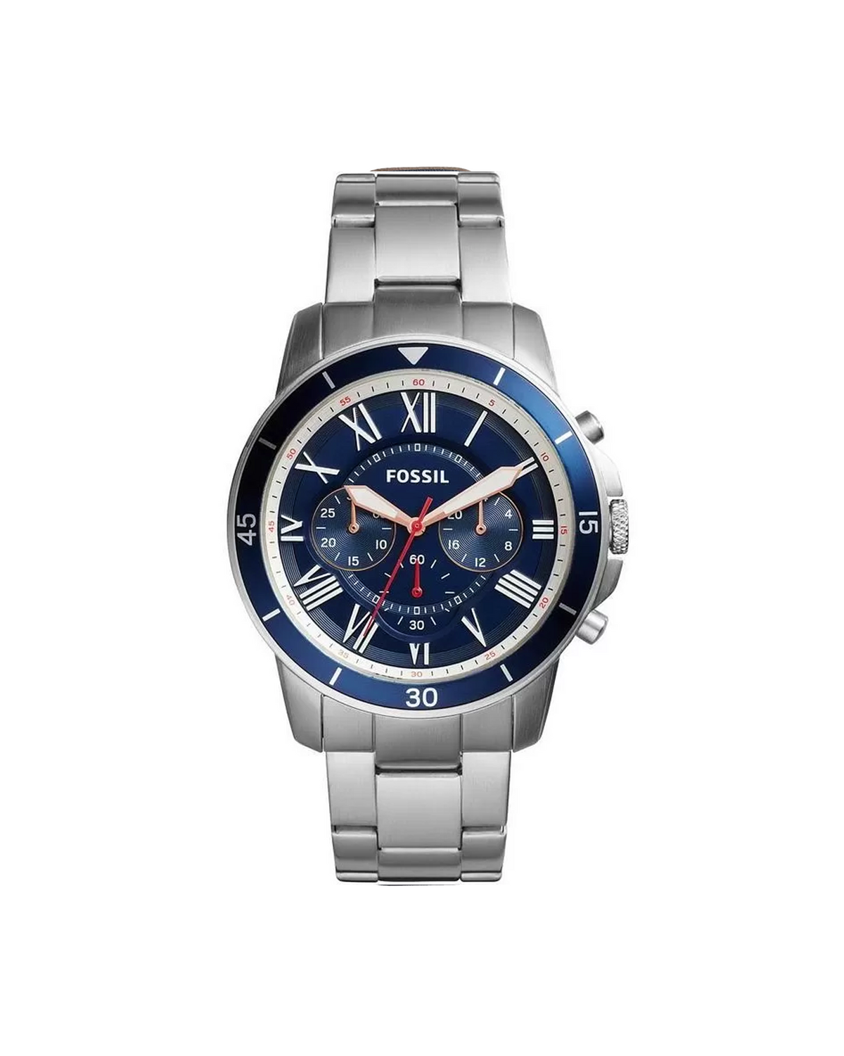 Fossil Grant Sport Chronograph FS5238 (44mm, Silver-Tone)