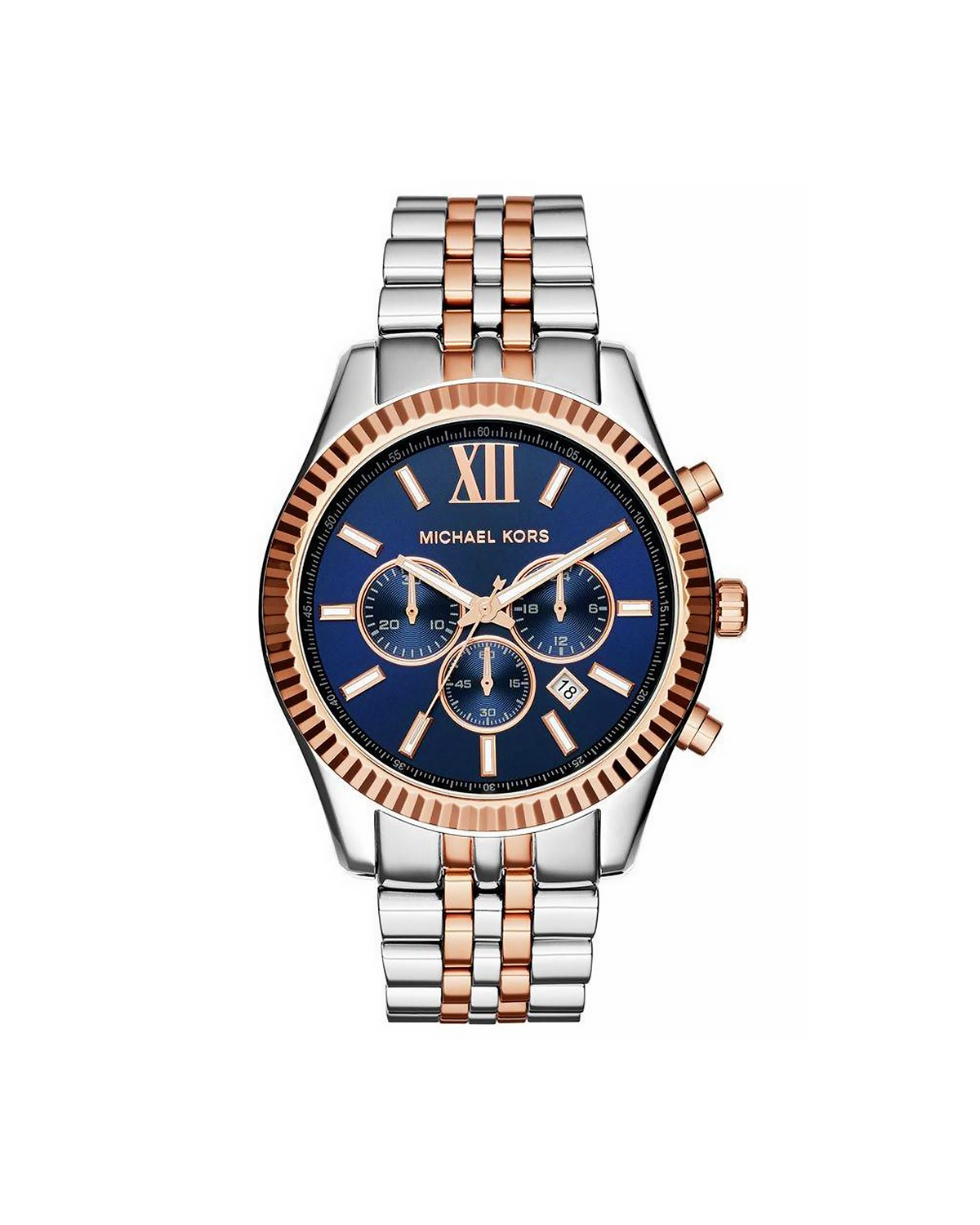 Michael Kors Lexington MK8412 (45mm, Rose Gold-Tone)