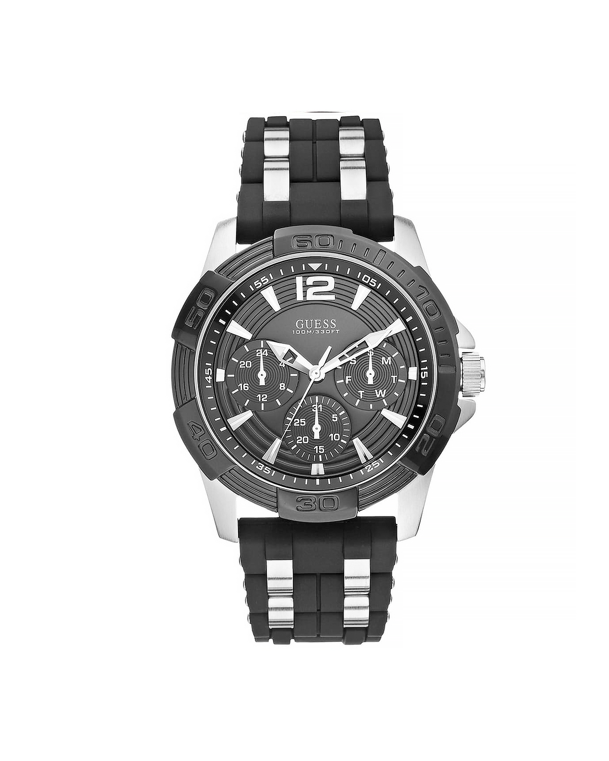 Guess Watch W0366G1 (43mm, Black)