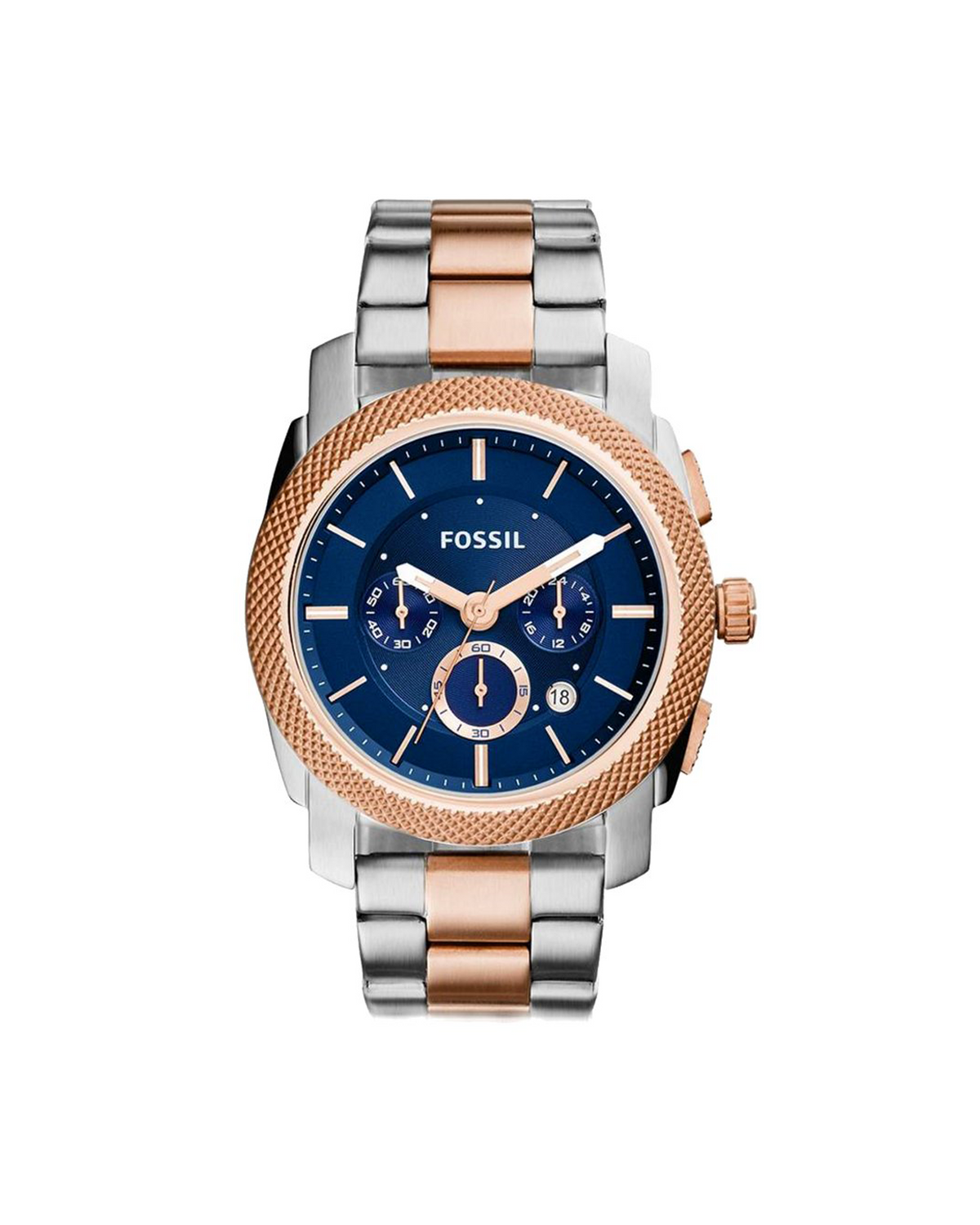 Fossil Machine Chronograph FS5037 (44mm, Rose Gold-Tone)