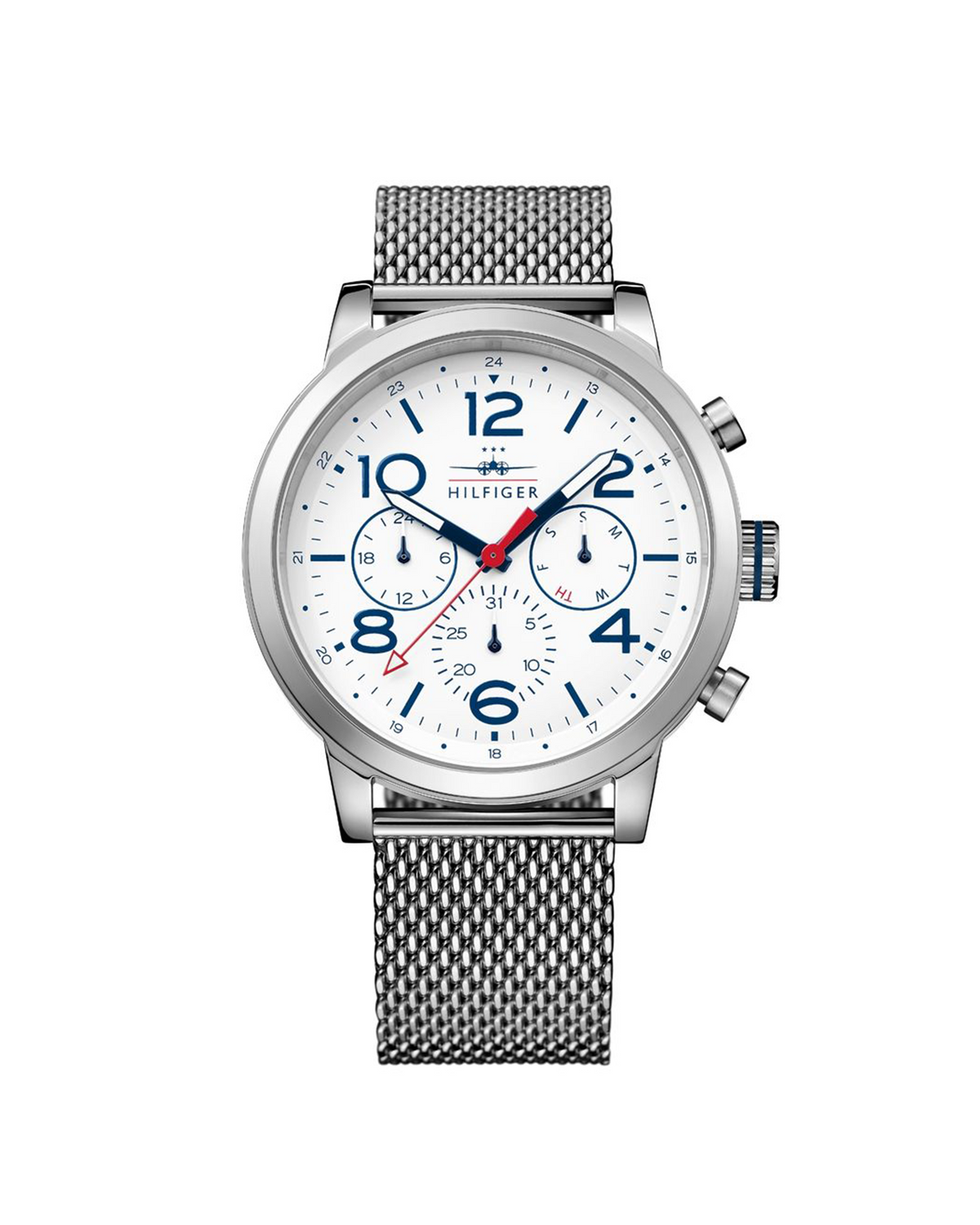 Tommy Hilfiger Jake 1791233 stainless steel watch with white dial