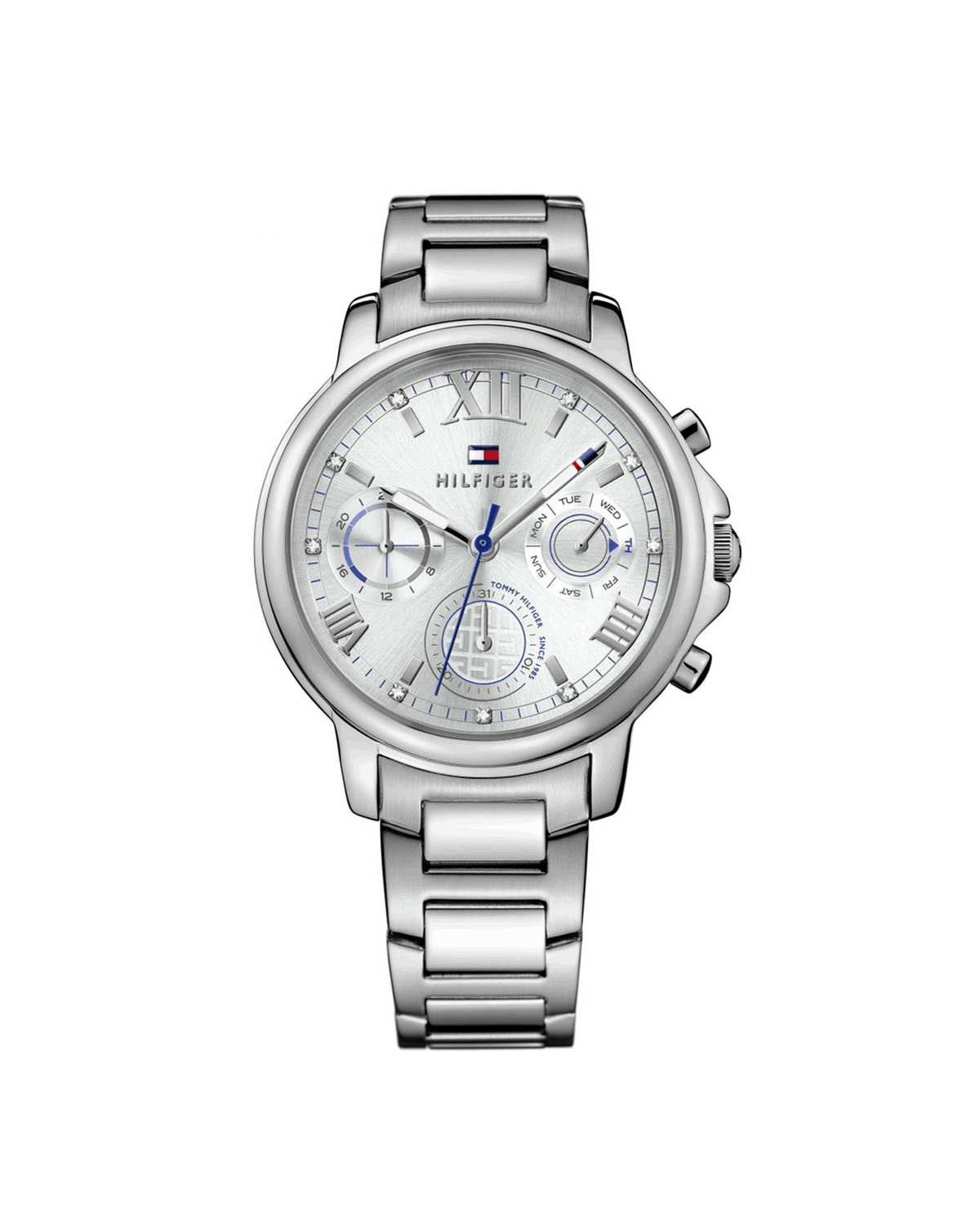 Tommy Hilfiger Claudia 1781741 women's stainless steel watch with silver dial