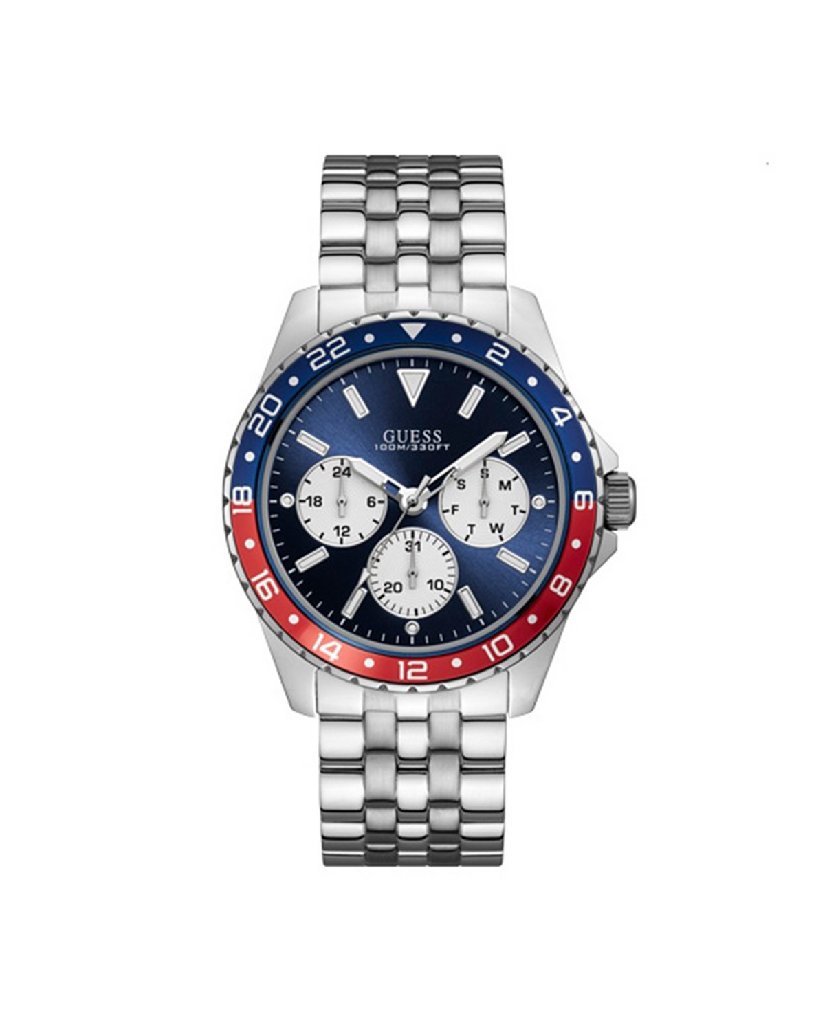 Guess Multifunction W1107G2 (45mm, Silver-Tone)