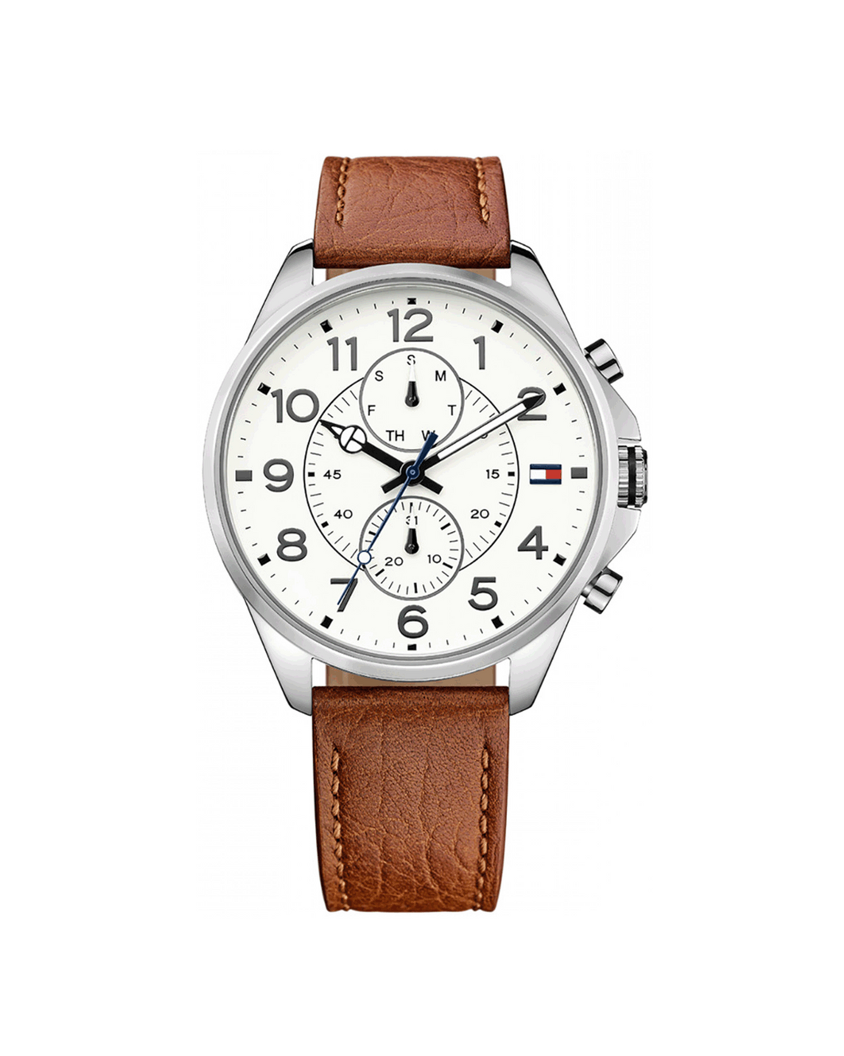 Tommy Hilfiger Dean 1791274 stainless steel watch with white dial