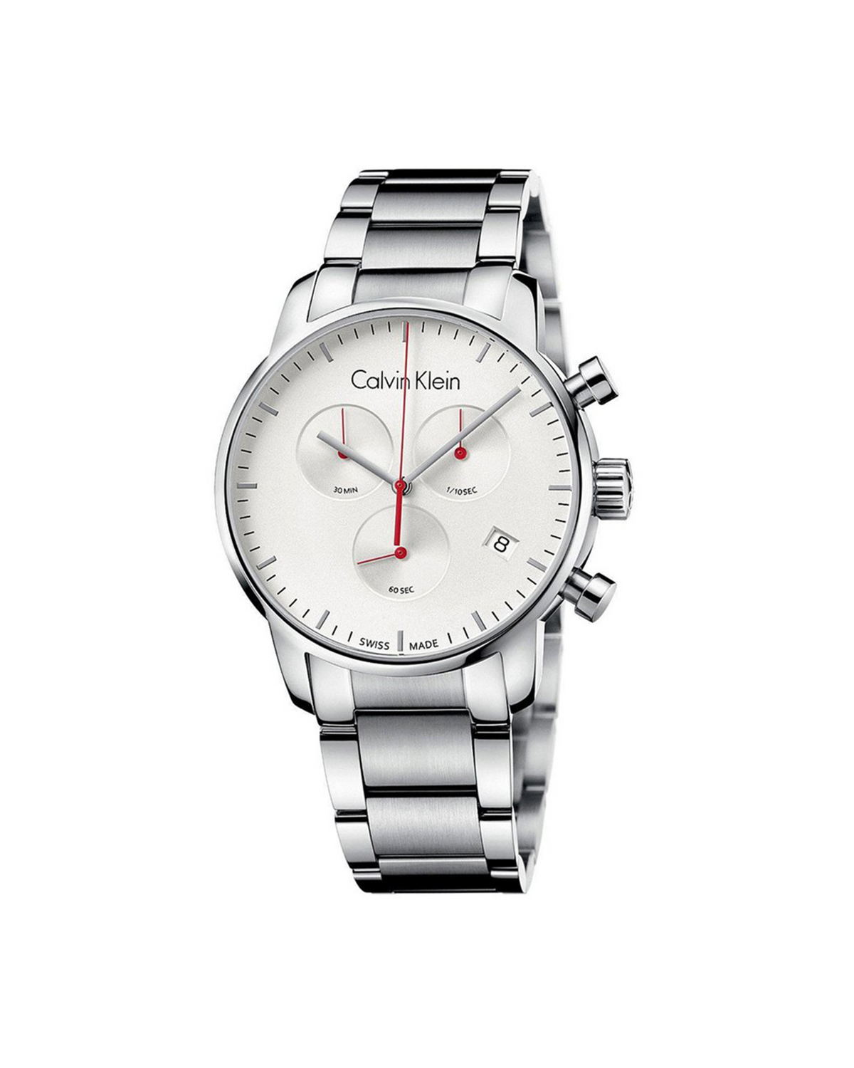 Calvin Klein City K2G271Z6 (43mm, Silver-Tone)