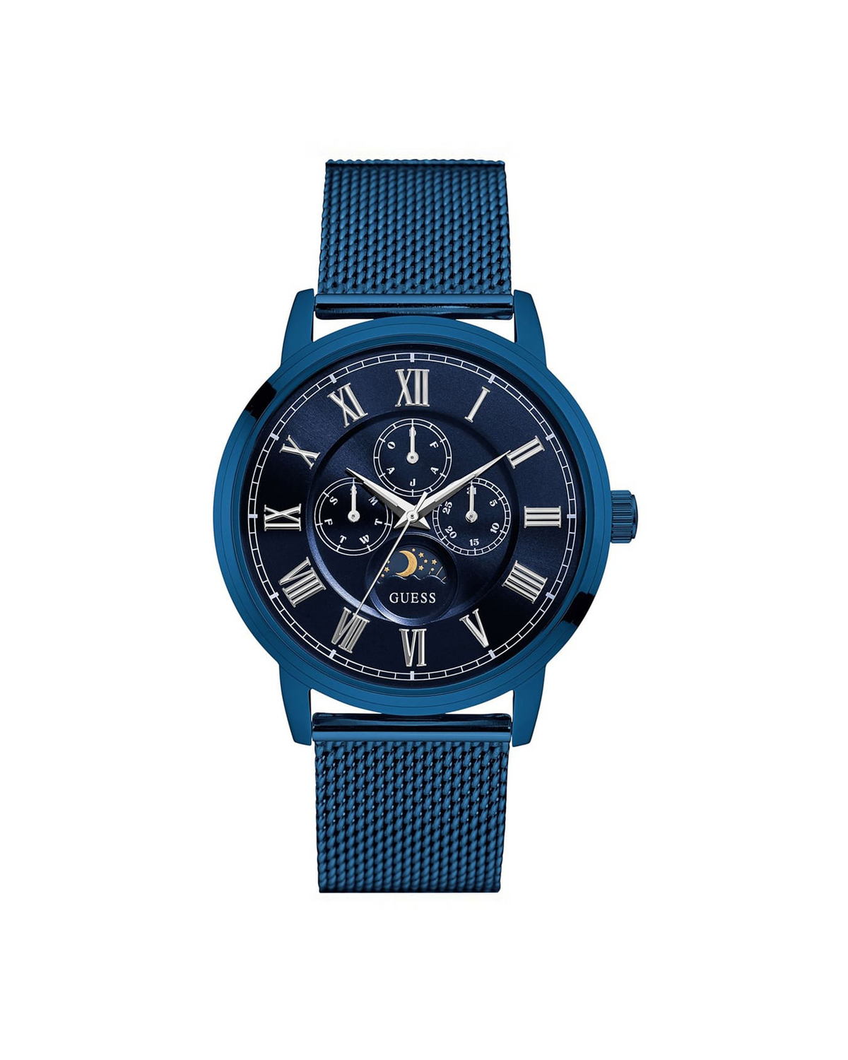 Guess Delancy W0871G3 (44mm, Blue)