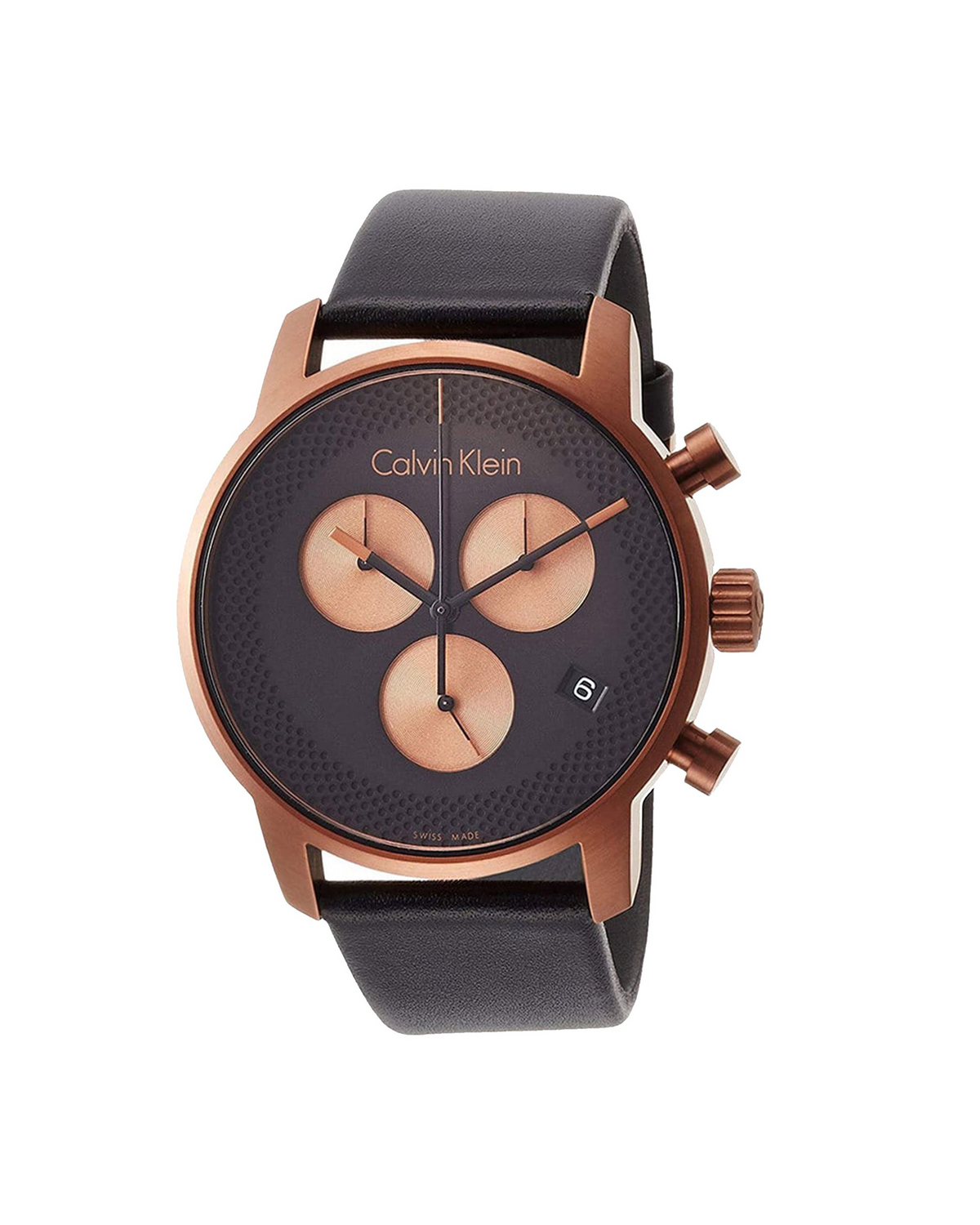 Calvin Klein City K2G17TC1 (43mm, Rose Gold-Tone)
