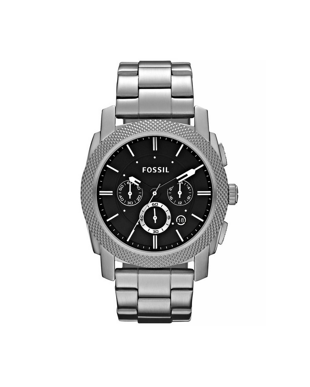 Fossil Machine Chronograph FS4776 (45mm, Silver-Tone)