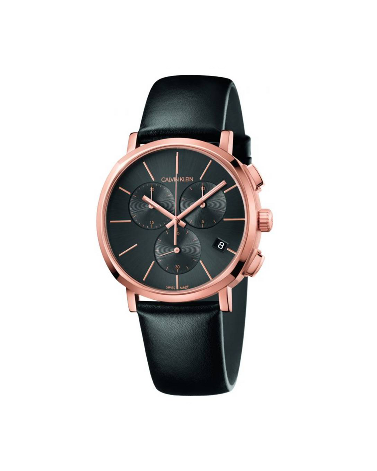 Calvin Klein Posh Chronograph K8Q376C3 (42mm, Rose Gold-Tone)
