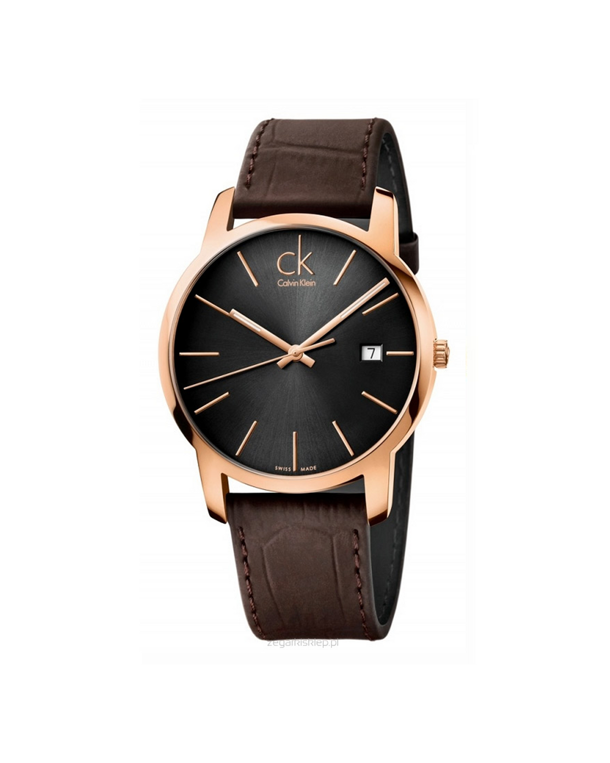 Calvin Klein City K2G2G6G3 (43mm, Rose Gold-Tone)