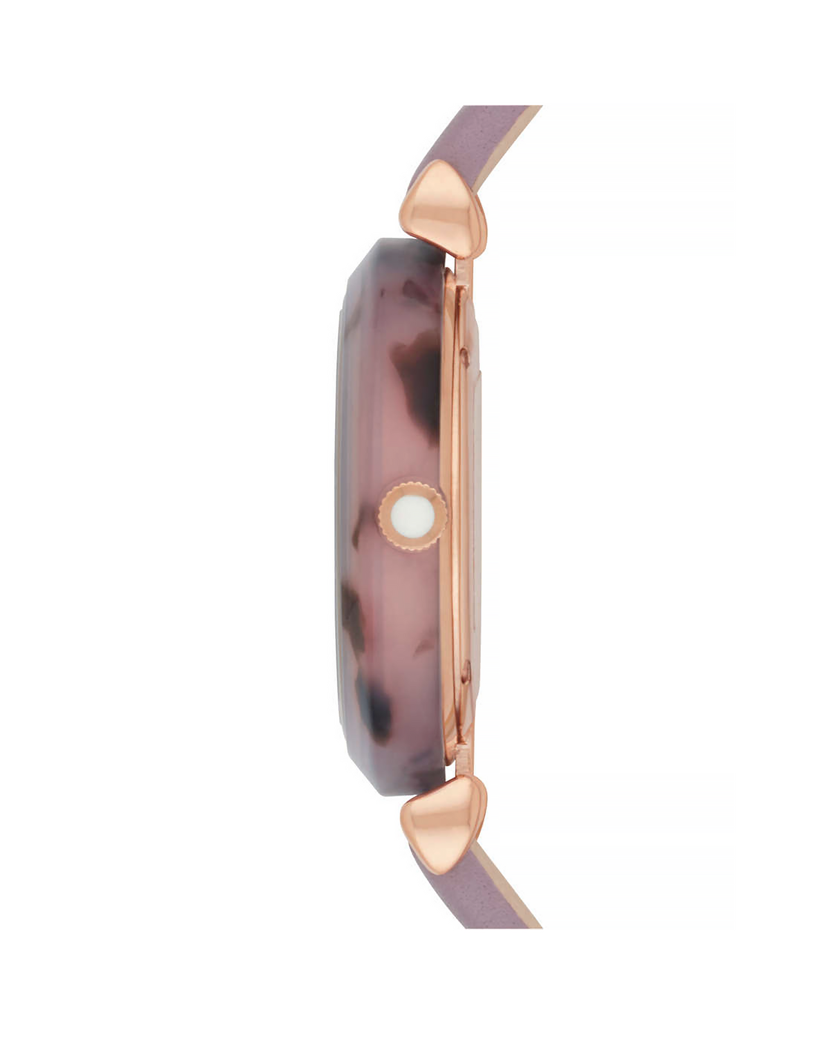 Emporio Armani AR11003 women's stainless steel watch with mother-of-pearl dial - side view