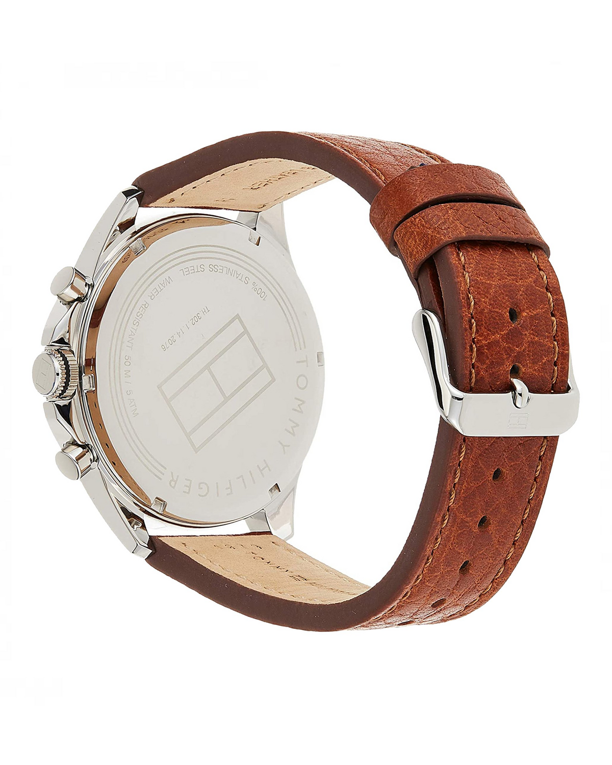 Tommy Hilfiger Dean — 1791274 (Stainless Steel, White Dial, Calfskin)