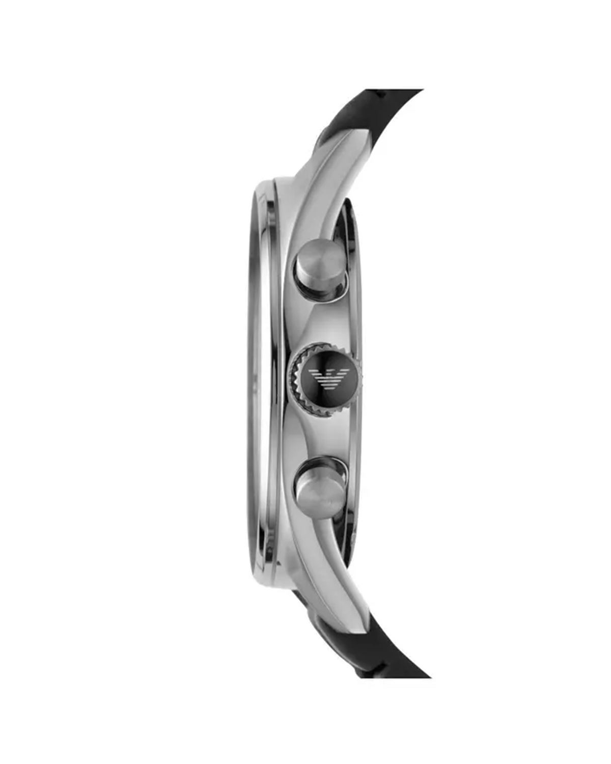 Emporio Armani AR5866 men's chronograph watch with gray silicone strap