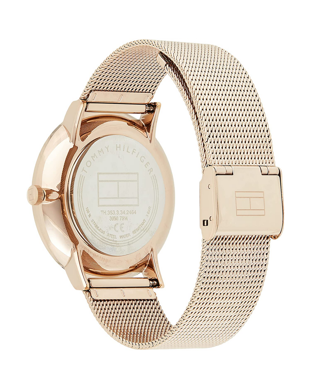 Tommy Hilfiger Jenna 1781944 women's watch, rosé gold stainless steel - side view