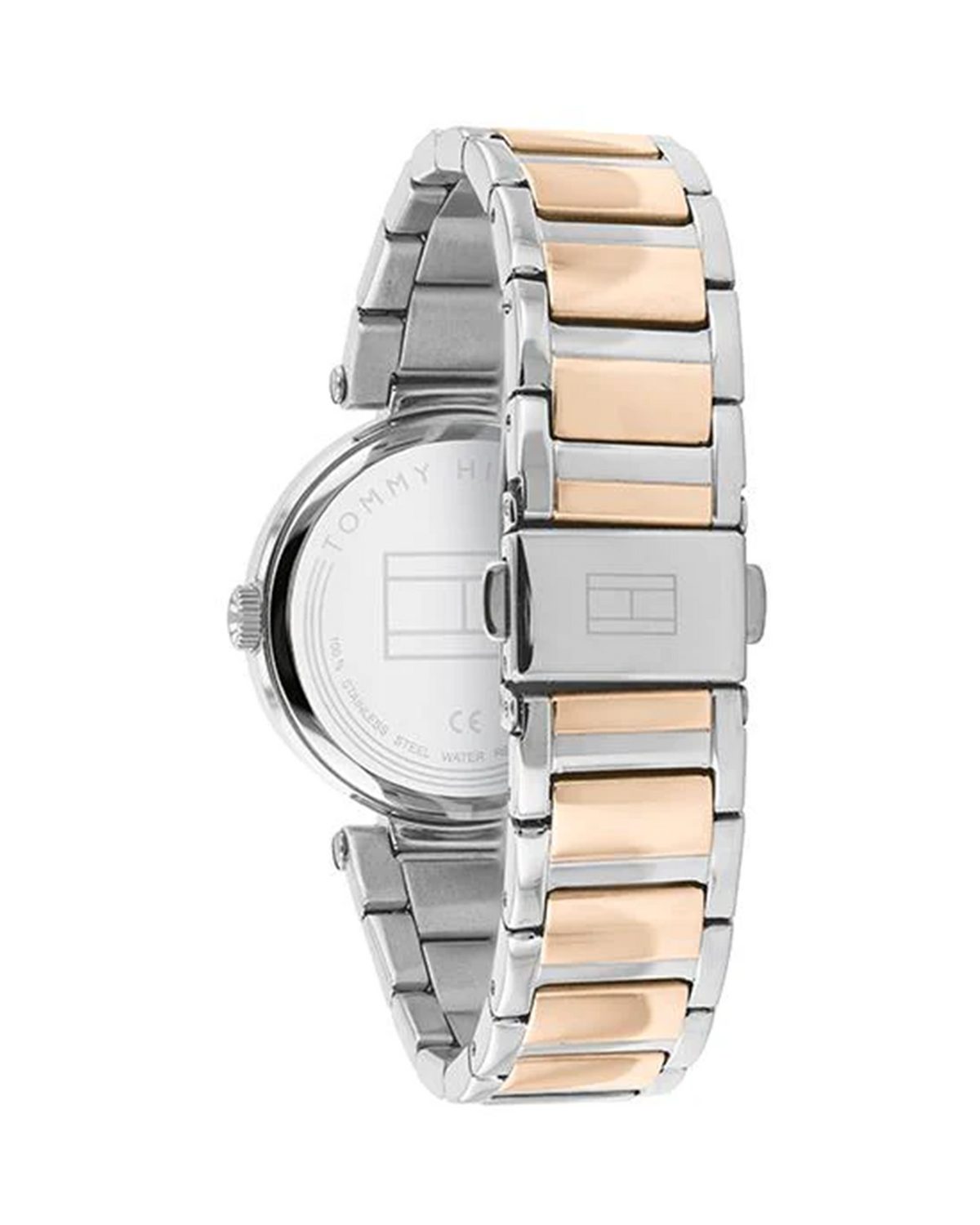 Tommy Hilfiger Lynn 1782236 silver dial watch - back view