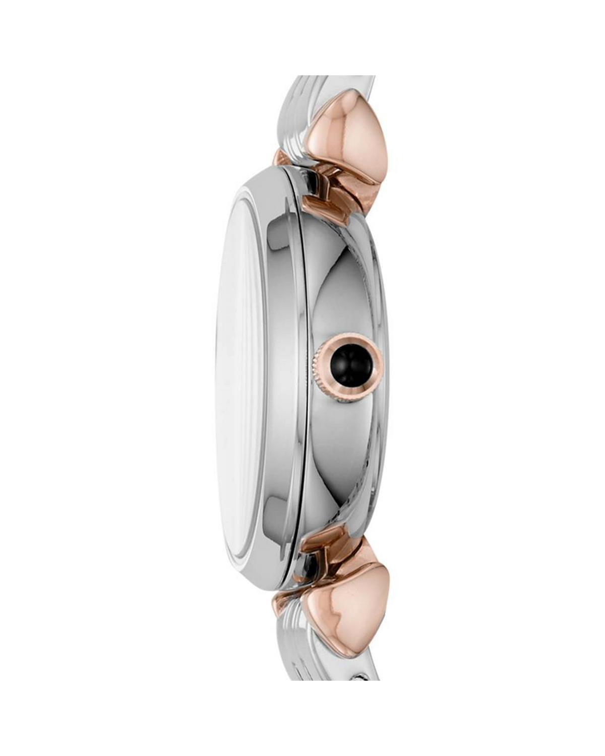 Emporio Armani AR11222 women's watch, silver-tone 22mm case, two-tone stainless steel bracelet