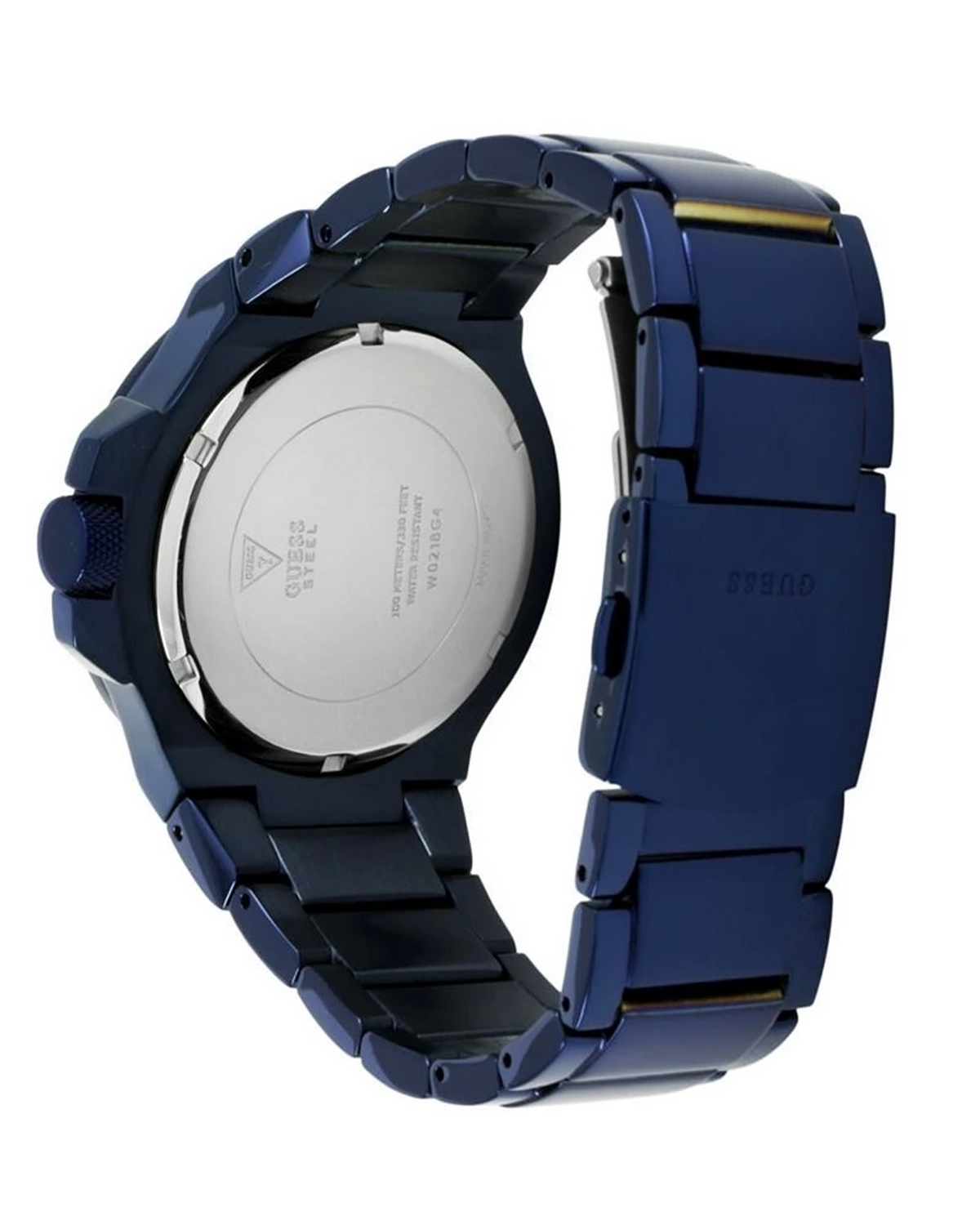 Guess Watch W0218G4 (44mm, Blue)