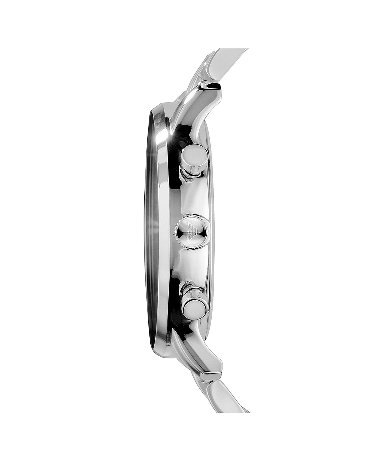 Emporio Armani AR1648 men's chronograph, silver-tone 43mm stainless steel case and bracelet