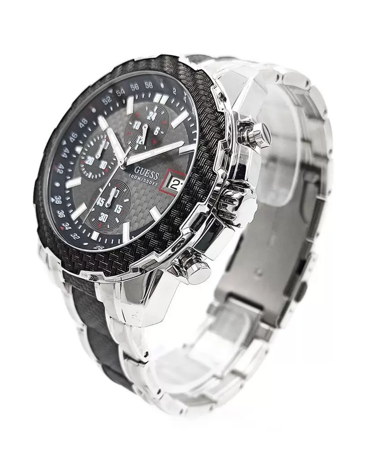 Guess Octane W1046G1 (46mm, Silver-Tone)