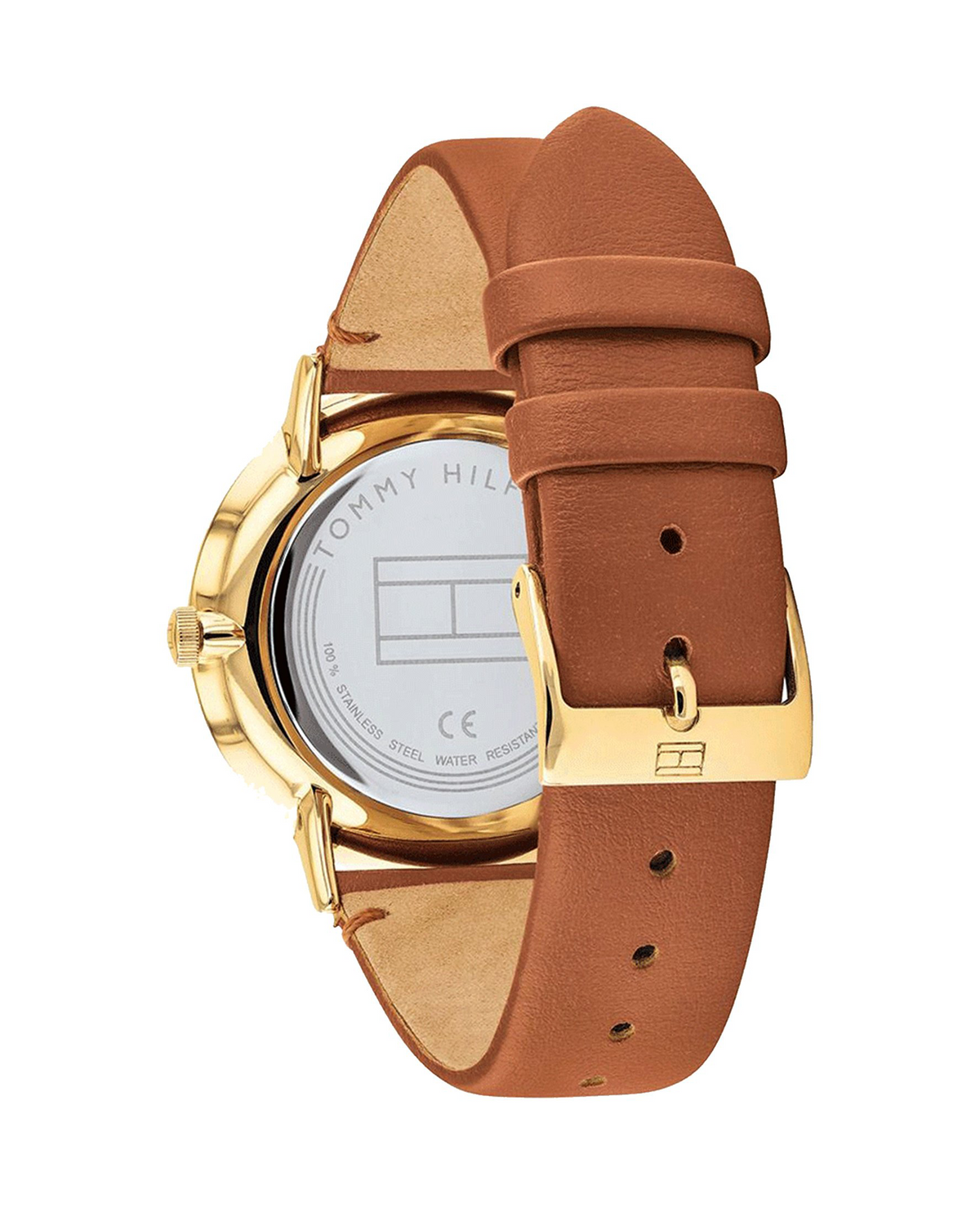 Tommy Hilfiger Jenna 1782073 gold-tone brown leather watch